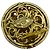 Orecchini a clip Chanel Vintage Gold Enameled CC Logo D'oro - vista 5