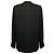 Jil Sander schwarze Bluse mit Rüschen und Knopfleiste - Ansicht 3