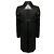 Abrigo de piel de cabra Burberry Black Shimmer Iridescent con botones frontales Negro - vista 3