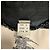 Abrigo de piel de cabra Burberry Black Shimmer Iridescent con botones frontales Negro - vista 5