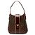 Borsa a tracolla Louis Vuitton Monogram Mirage Musette Marrone