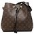 Saco Balde Louis Vuitton Monogram Neonoe MM Castanho Marrom