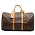 Mala de Viagem Louis Vuitton Monogram Keepall 50 Castanha Marrom