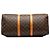 Mala de Viagem Louis Vuitton Monogram Keepall 50 Castanha Marrom - vista 3