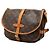 Borsa a tracolla Louis Vuitton Monogram Saumur 25 Marrone - vista 2