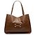 Borsa Tote Gucci Horsebit 1955 Medium in pelle marrone