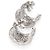 Bulgari Orecchini a cerchio B.zero1 in oro bianco e diamanti BVLGARI - vista 2