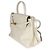 Bottega Veneta Ciao Ciao Medium in vitello setoso color crema - vista 3