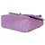 Borsa a patta Chanel 19 Medium in pelle d'agnello matelassé viola Porpora - vista 6