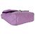 Borsa a patta Chanel 19 Medium in pelle d'agnello matelassé viola Porpora - vista 7