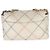 Chanel 19 Medium Flap Bag aus multicolorigem beigem gestepptem Lammleder und Mischfasern - Ansicht 2