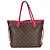 Louis Vuitton Rose Indien Monogram Articles de Voyage Ikat Neverfull MM Castaño Rosa - vista 2
