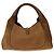 Borsa a tracolla Maxi Horsebit Gucci in camoscio marrone - vista 2