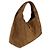 Borsa a tracolla Maxi Horsebit Gucci in camoscio marrone - vista 4