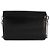 Bolso bandolera Prada de piel Spazzolato negra con placa de logo triangular y solapa Negro - vista 2