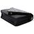Bolso bandolera Prada de piel Spazzolato negra con placa de logo triangular y solapa Negro - vista 6