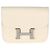 Hermès Nata Epsom Constance Slim Wallet PHW Blanco
