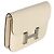 Hermès Nata Epsom Constance Slim Wallet PHW Blanco - vista 4