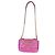 Borsa a patta Chanel 19 Medium in pelle d'agnello matelassé viola Porpora - vista 5