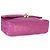 Borsa a patta Chanel 19 Medium in pelle d'agnello matelassé viola Porpora - vista 7