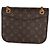 Louis Vuitton Black Monogram Canvas Passy Castaño - vista 2