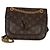 Louis Vuitton Black Monogram Canvas Passy Castaño - vista 7