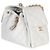 Gabrielle Chanel Small Chanel 25 Hobo aus gestepptem Caviar-Leder in Hellgrau Braun - Ansicht 3