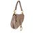 Bolsa Saddle Média em pele de bezerro grão Taupe Christian Dior Marrom - vista 4