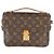Louis Vuitton Monogram Canvas Pochette Metis Braun