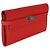 Portafoglio Hermès Kelly Long in pelle Epsom Rouge Tomate PHW Rosso - vista 4