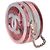 Gabrielle Clutch rotonda Chanel in PVC rosa e pelle d'agnello Filigree con catena - vista 3