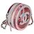 Gabrielle Clutch rotonda Chanel in PVC rosa e pelle d'agnello Filigree con catena - vista 4