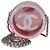 Gabrielle Clutch rotonda Chanel in PVC rosa e pelle d'agnello Filigree con catena - vista 7