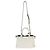 Prada Bolso de hombro Small Belt en Nappa blanco - vista 5