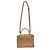 Fendi Cappuccino Mini Peekaboo Iconic Satchel aus geflochtenem Kalbsleder Beige - Ansicht 5