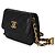 Gabrielle Portamonete Chanel Black Quilted Caviar Twist Your Buttons con catena Nero - vista 3