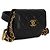 Gabrielle Portamonete Chanel Black Quilted Caviar Twist Your Buttons con catena Nero - vista 4