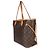 Louis Vuitton Monogram Canvas Neverfull MM Marrom - vista 3