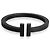 Bracciale a cerniera Tiffany T Square in acciaio inossidabile Tiffany & Co.