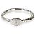 Anello stacking Cable in argento sterling e diamanti David Yurman