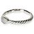 Anello stacking Cable in argento sterling e diamanti David Yurman - vista 3