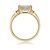Autre Marque Ring aus Gelbgold mit Labor diamanten 1.11 ctw - Ansicht 4