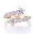 Autre Marque Ring aus Gelbgold mit Labor-Diamanten 2.13 ctw