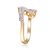 Autre Marque Ring aus Gelbgold mit Labor-Diamanten 2.13 ctw - Ansicht 4