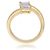 Autre Marque Ring aus Gelbgold mit Labor diamanten 1.11 ctw - Ansicht 2