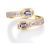 Autre Marque Ring aus Gelbgold mit Labor-Diamanten 1.69 ctw