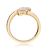 Autre Marque Ring aus Gelbgold mit Labor-Diamanten 1.69 ctw - Ansicht 2