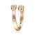 Autre Marque Ring aus Gelbgold mit Labor-Diamanten 1.69 ctw - Ansicht 3