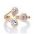 Autre Marque Anello in oro giallo con diamanti di laboratorio 1.52 ctw