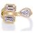 Autre Marque Ring aus Gelbgold mit Labor-Diamanten 1.95 ctw